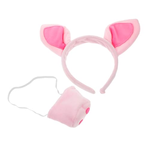 TOVINANNA 1Satz Teiliges Pig Headband mit Nase für Halloween Cosplay Tierkostüme Partys Rollenspiele Kreative Foto Requisiten TOVINANNA 1Satz Teiliges Pig Headband mit Nase für Halloween Cosplay Tierkostüme Partys Rollenspiele Kreative Foto Requisiten von TOVINANNA