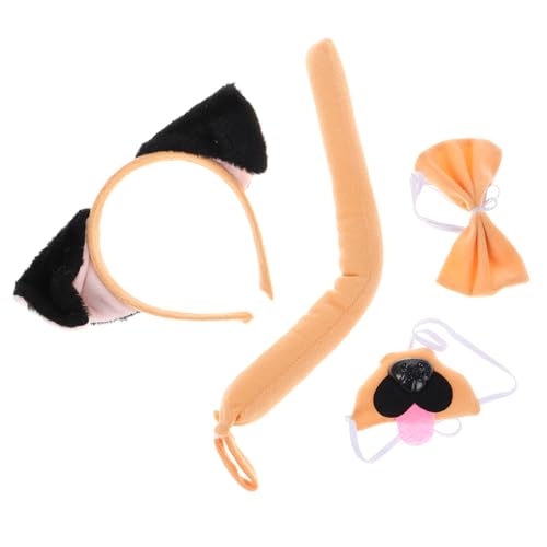 TOVINANNA 1Satz Tierkostüm Set mit Plüsch Tierohren für Halloween Mottopartys Cosplay Authentisches Design Sicheres Material Realistische Details für Verkleidungen TOVINANNA 1Satz Tierkostüm Set mit Plüsch Tierohren für Halloween Mottopartys Cosplay Authentisches Design Sicheres Material Realistische Details für Verkleidungen von TOVINANNA