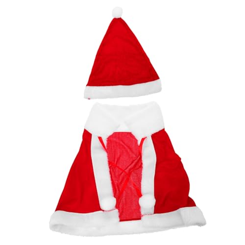 TOVINANNA 1Satz Weihnachtsmann Kostümset für Weihnachtsumhang mit Mütze für Weihnachtsfeiern Cosplay Superweicher für Optimalen Komfort TOVINANNA 1Satz Weihnachtsmann Kostümset für Weihnachtsumhang mit Mütze für Weihnachtsfeiern Cosplay Superweicher für Optimalen Komfort von TOVINANNA