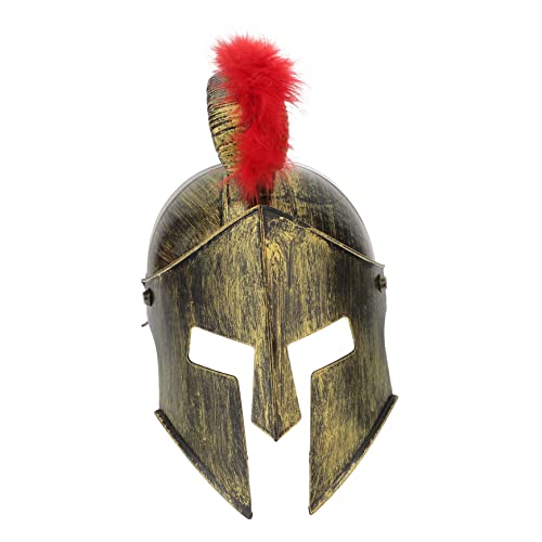 TOVINANNA 1Stück Kriegerhelm Kostümhut für Halloween Karneval Römischer Kriegerhut Leicht Cosplay Rollenspiele von TOVINANNA