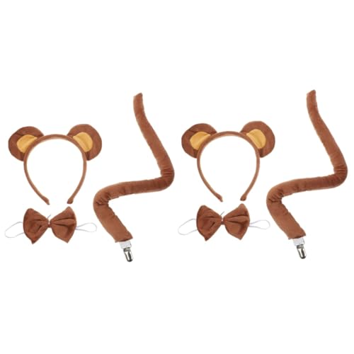 TOVINANNA 2 Sets Performance Kostüm Dekorativ Für Ohr Party Requisiten Cosplay Fliege Dekoration Und Bühne Bär Stirnband Tier Kopfbedeckung Weihnachten Haarband Zubehör Mit TOVINANNA 2 Sets Performance Kostüm Dekorativ Für Ohr Party Requisiten Cosplay Fliege Dekoration Und Bühne Bär Stirnband Tier Kopfbedeckung Weihnachten Haarband Zubehör Mit von TOVINANNA