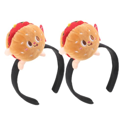 TOVINANNA 2 Stück Cartoon Hamburger Haarreif für Mädchen Lustiger Festival Haarband Cosplay Zubehör und Farbecht Kostüm Accessoire für Partys und Geburtstagsfeiern TOVINANNA 2 Stück Cartoon Hamburger Haarreif für Mädchen Lustiger Festival Haarband Cosplay Zubehör und Farbecht Kostüm Accessoire für Partys und Geburtstagsfeiern von TOVINANNA