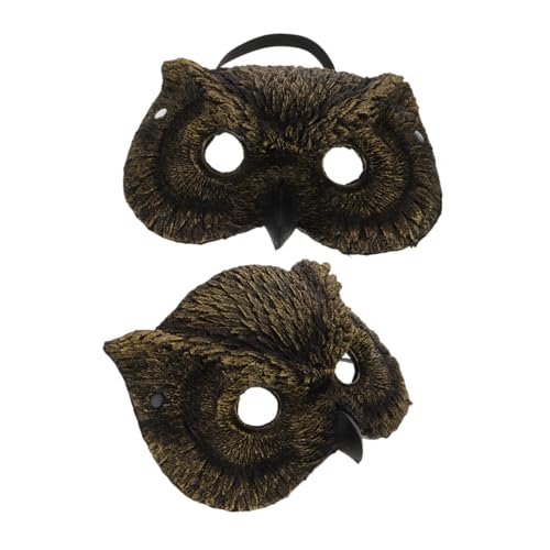 TOVINANNA 2 Stück Eulenmaske für Erwachsene Teiliges PU Schaum für Halloween und Maskenbälle Tierisches Kostümzubehör Leicht und Hautfreundlich für Unvergessliche Feiern mit Freunden und TOVINANNA 2 Stück Eulenmaske für Erwachsene Teiliges PU Schaum für Halloween und Maskenbälle Tierisches Kostümzubehör Leicht und Hautfreundlich für Unvergessliche Feiern mit Freunden und von TOVINANNA