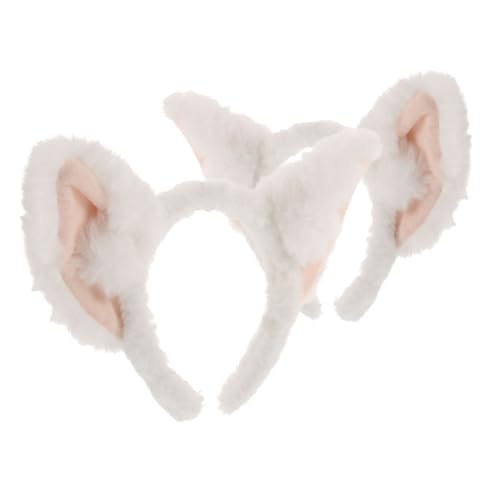 TOVINANNA 2 Stück Fuchsohren Stirnband für Weiches Bewegliches Kostüm Haarband für Cosplay und Halloween für Partys und Make Up Routine von TOVINANNA
