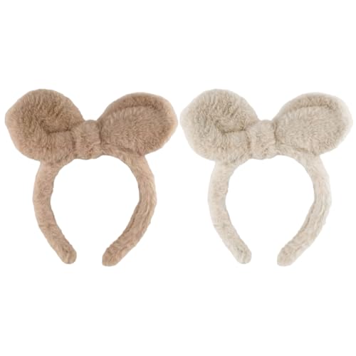 TOVINANNA 2 Stück Plüsch Hasenohren Haarband Niedliches Kosmetik Stirnband für Mädchen Vielseitiges Cosplay Accessoire und Haarfixierung Beim Make up oder Waschen für Party und Alltag TOVINANNA 2 Stück Plüsch Hasenohren Haarband Niedliches Kosmetik Stirnband für Mädchen Vielseitiges Cosplay Accessoire und Haarfixierung Beim Make up oder Waschen für Party und Alltag von TOVINANNA