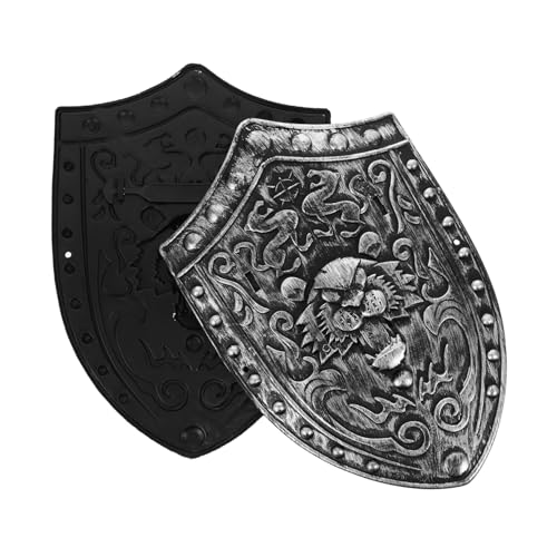 TOVINANNA 2 Stück Schildspielzeug Mittelalterschild Spielschwerter Für Schild Requisite Cosplay Schild Bauspielzeug Mittelalter Spielzeugschild LARP Schild Kinderspielzeug von TOVINANNA
