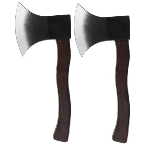 TOVINANNA 2 Stück Teiliges Halloween Fake Prop Realistische Äxte Detailreiche Cosplay Requisite für Kostümparty Langlebig und Sicher für Halloween Dekoration und Auftritte TOVINANNA 2 Stück Teiliges Halloween Fake Prop Realistische Äxte Detailreiche Cosplay Requisite für Kostümparty Langlebig und Sicher für Halloween Dekoration und Auftritte von TOVINANNA