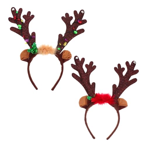 TOVINANNA 2 Stück Teiliges Weihnachts Haarreif mit Leuchtendem Rentiergeweih und Glocke Braun Festlich Dekorativ für Weihnachtsfeiern Kostümzubehör und Familienveranstaltungen TOVINANNA 2 Stück Teiliges Weihnachts Haarreif mit Leuchtendem Rentiergeweih und Glocke Braun Festlich Dekorativ für Weihnachtsfeiern Kostümzubehör und Familienveranstaltungen von TOVINANNA