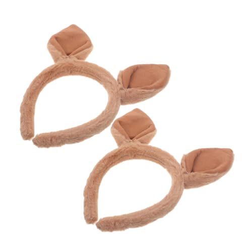 TOVINANNA 2 Stück Tierohren Haarreif Cartoon Stirnband für Party Karneval und Cosplay Niedliches Tierkopf Unisex Kostüm Accessoire für Erwachsene TOVINANNA 2 Stück Tierohren Haarreif Cartoon Stirnband für Party Karneval und Cosplay Niedliches Tierkopf Unisex Kostüm Accessoire für Erwachsene von TOVINANNA