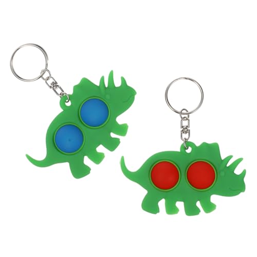 TOVINANNA 2 Stück Triceratops Silikon Schlüsselanhänger Fidget Entspannungs für Stressabbau Bunten Farben für Schlüssel Taschen und Rucksäcke TOVINANNA 2 Stück Triceratops Silikon Schlüsselanhänger Fidget Entspannungs für Stressabbau Bunten Farben für Schlüssel Taschen und Rucksäcke von TOVINANNA