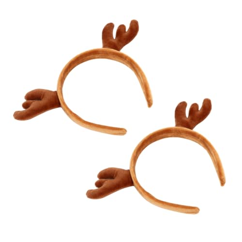 TOVINANNA 2 Stück Weihnachten Rentier Geweih Haarreif Leicht und Formstabil Festlicher Haarschmuck für Erwachsene für Weihnachtsfeier und Party Accessoire TOVINANNA 2 Stück Weihnachten Rentier Geweih Haarreif Leicht und Formstabil Festlicher Haarschmuck für Erwachsene für Weihnachtsfeier und Party Accessoire von TOVINANNA