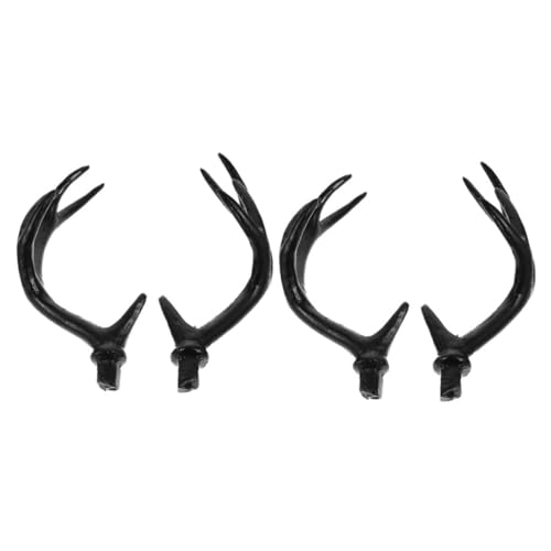 TOVINANNA 2Paare Künstliche Hirschgeweihe für DIY Haarbänder Halloween Cosplay Zubehör Kreative Geweih Dekoration für Partys TOVINANNA 2Paare Künstliche Hirschgeweihe für DIY Haarbänder Halloween Cosplay Zubehör Kreative Geweih Dekoration für Partys von TOVINANNA