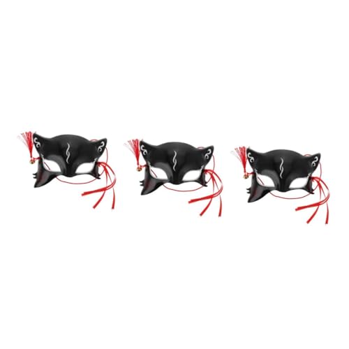 TOVINANNA 3 Stück Japanische Halbgesichts Fuchskostüm Maske Leicht Verstellbar Trendiges Halloween und Weihnachts Accessoire für Karneval Cosplay Maskerade Geeignet für Altersgruppen TOVINANNA 3 Stück Japanische Halbgesichts Fuchskostüm Maske Leicht Verstellbar Trendiges Halloween und Weihnachts Accessoire für Karneval Cosplay Maskerade Geeignet für Altersgruppen von TOVINANNA