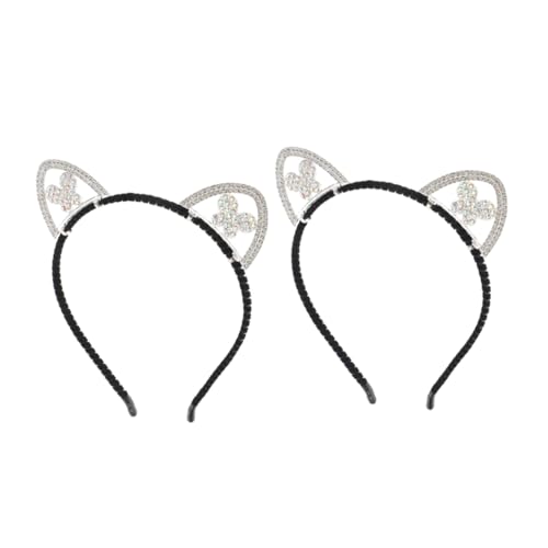 TOVINANNA 3 Stück Teiliges Katzenohren Haarband mit Glitzer und Verführerisches Kostümzubehör für Halloween Partys und Cosplay Haarschmuck mit Einzigartigem Design und Komfortablem Sitz TOVINANNA 3 Stück Teiliges Katzenohren Haarband mit Glitzer und Verführerisches Kostümzubehör für Halloween Partys und Cosplay Haarschmuck mit Einzigartigem Design und Komfortablem Sitz von TOVINANNA