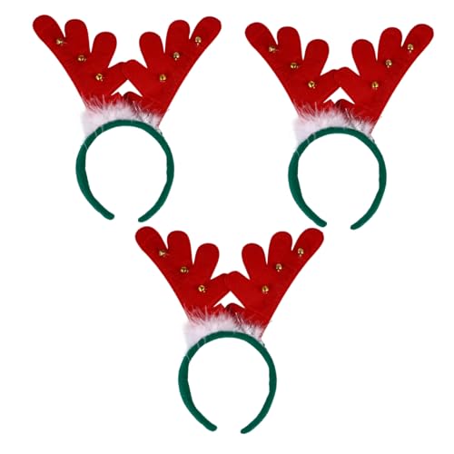 TOVINANNA 3 Stück Teiliges Weihnachts Haarreif mit Leichtem Rentiergeweih Design Partyzubehör für Erwachsene und Komfortabel Passend für Festliche Feiern und Cosplay TOVINANNA 3 Stück Teiliges Weihnachts Haarreif mit Leichtem Rentiergeweih Design Partyzubehör für Erwachsene und Komfortabel Passend für Festliche Feiern und Cosplay von TOVINANNA