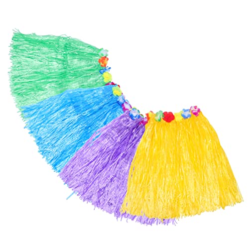 TOVINANNA 4 Stück Grasröcke Strand die Röcke Luau-Partykleid schicke Kleider Luau Party Kostüm Rock im Hawaii-Stil Hawaii-Partydekorationen neuartige Foto-Requisiten Plastik TOVINANNA 4 Stück Grasröcke Strand die Röcke Luau-Partykleid schicke Kleider Luau Party Kostüm Rock im Hawaii-Stil Hawaii-Partydekorationen neuartige Foto-Requisiten Plastik von TOVINANNA