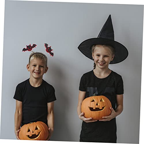 TOVINANNA 4 Stück Teiliges Halloween Haarreifen mit Kürbis Geist und Fledermaus Stabile und Bequeme Stirnbänder für Jugendliche Kopfschmuck für Kostüm und Partyveranstaltungen von TOVINANNA