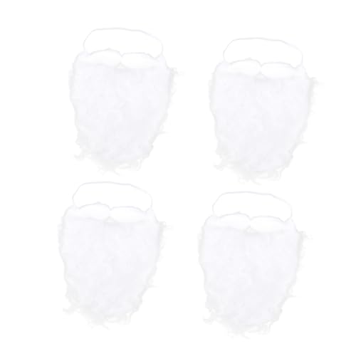 TOVINANNA 4 Stück Teiliges Weißes Künstliches Bequemes und Langlebiges Material Einfach zu Tragen für Weihnachtskostüm Cosplay und Festliche Partys TOVINANNA 4 Stück Teiliges Weißes Künstliches Bequemes und Langlebiges Material Einfach zu Tragen für Weihnachtskostüm Cosplay und Festliche Partys von TOVINANNA
