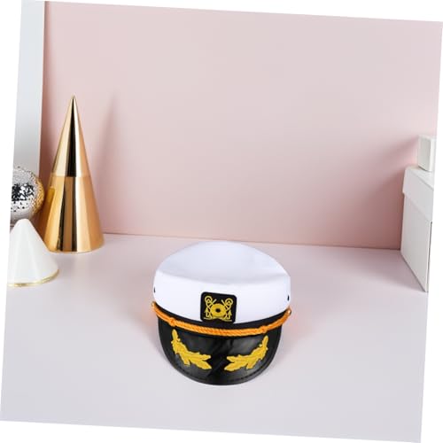 TOVINANNA 4 Stück Verstellbare Kapitänsmützen aus Polyester mit Besticktem Muster Leichte und Robuste Yacht Hüte für Party Karneval Seemannskostüm und Freizeitgebrauch TOVINANNA 4 Stück Verstellbare Kapitänsmützen aus Polyester mit Besticktem Muster Leichte und Robuste Yacht Hüte für Party Karneval Seemannskostüm und Freizeitgebrauch von TOVINANNA