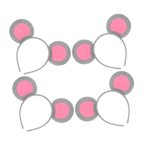 TOVINANNA 4 Stücke Stirnband Mit Tierohren Tierstirnbänder Tierstirnbänder Für Erwachsene Haarzubehör Mausohren Stirnband Für Cosplay Süßes Haarband Mit Mäuseohren Tierstirnband Stoff TOVINANNA 4 Stücke Stirnband Mit Tierohren Tierstirnbänder Tierstirnbänder Für Erwachsene Haarzubehör Mausohren Stirnband Für Cosplay Süßes Haarband Mit Mäuseohren Tierstirnband Stoff von TOVINANNA