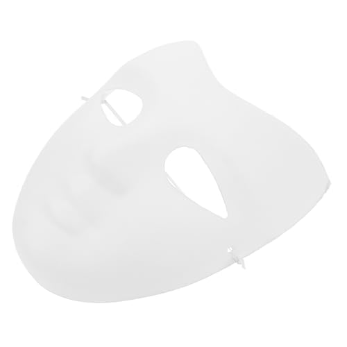 TOVINANNA 5 Stück Leere Papiermasken Für DIY Weiße Masken, Bastelmasken, Karneval-party-masken, Kinder, Handbemalte Halloween-, Pappmaché-masken von TOVINANNA