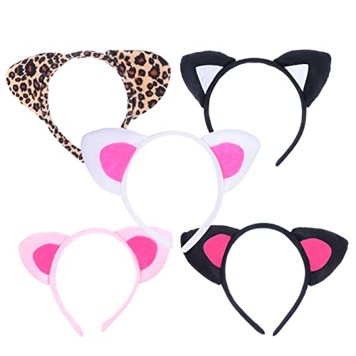 TOVINANNA 5 Stück Tierische Katzenohren Haarreif Teiliges Kostümzubehör für Erwachsene Cosplay Partys und Karneval mit Einzigartigem Design und Angenehmem Tragekomfort TOVINANNA 5 Stück Tierische Katzenohren Haarreif Teiliges Kostümzubehör für Erwachsene Cosplay Partys und Karneval mit Einzigartigem Design und Angenehmem Tragekomfort von TOVINANNA