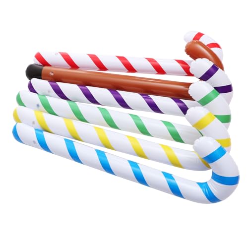 TOVINANNA 6 Stück Teiliges Aufblasbare Zuckerstangen in Bunten Farben Langlebiges Material Sichere Party und Dekorationsspielzeuge für Kindergeburtstag Halloween Hochzeit und Karneval TOVINANNA 6 Stück Teiliges Aufblasbare Zuckerstangen in Bunten Farben Langlebiges Material Sichere Party und Dekorationsspielzeuge für Kindergeburtstag Halloween Hochzeit und Karneval von TOVINANNA