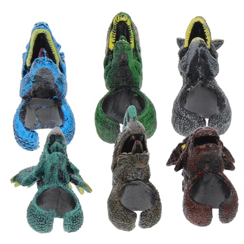 TOVINANNA 6 Stück Teiliges Dinosaurier Ring PVC Leichte Kinderringe als Mitgebsel für Kindergeburtstag Interaktives Lernspielzeug für Kindergarten und Klassenzimmer Fördert Fantasie und TOVINANNA 6 Stück Teiliges Dinosaurier Ring PVC Leichte Kinderringe als Mitgebsel für Kindergeburtstag Interaktives Lernspielzeug für Kindergarten und Klassenzimmer Fördert Fantasie und von TOVINANNA
