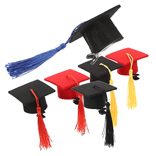TOVINANNA 6Stücke Teiliges Mini Doktoranden Haarclips Farbige Abschlusshüte für Themenpartys und Graduierungsfeiern Lustige Kopfbedeckungen für Besondere Anlässe und Feierlichkeiten TOVINANNA 6Stücke Teiliges Mini Doktoranden Haarclips Farbige Abschlusshüte für Themenpartys und Graduierungsfeiern Lustige Kopfbedeckungen für Besondere Anlässe und Feierlichkeiten von TOVINANNA