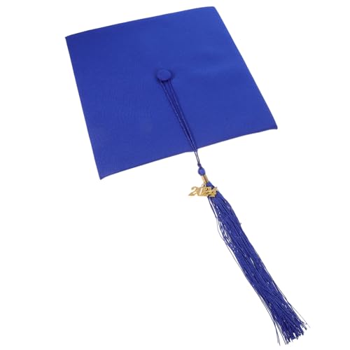 TOVINANNA Abiturmütze Party Mütze für den Junggesellenabschied dein für Frauen Männer Mütze Schule Abschlusshüte Abschlusskappen Abschlusskappe mit Quaste Polyester Blue TOVINANNA Abiturmütze Party Mütze für den Junggesellenabschied dein für Frauen Männer Mütze Schule Abschlusshüte Abschlusskappen Abschlusskappe mit Quaste Polyester Blue von TOVINANNA