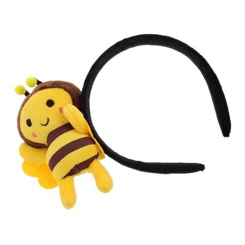 TOVINANNA Bienen Haarreif für Damen Lustiges Kostüm Zubehör mit Plüsch Design für Hautpflege Karneval und Partys zu Haaren Vielseitig Einsetzbar von TOVINANNA