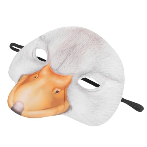 TOVINANNA Cosplay Party Maske Lustige Entenmaske für Erwachsene für Karneval Halloween Maskeraden und Geburtstagsfeiern Leicht und Langlebiges Kostümzubehör von TOVINANNA