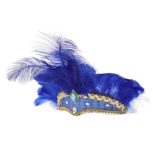 TOVINANNA Farbenfrohes Jahre Flapper Haarband mit Bunten Federn Leichtes Komfortables Kopfschmuck Accessoire für Halloween Karneval Weihnachtsfeier und Bauchtanzshows TOVINANNA Farbenfrohes Jahre Flapper Haarband mit Bunten Federn Leichtes Komfortables Kopfschmuck Accessoire für Halloween Karneval Weihnachtsfeier und Bauchtanzshows von TOVINANNA