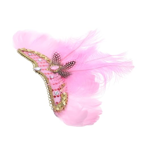 TOVINANNA Federschmuck Haarschmuck mit Pailletten Handgemacht Karneval Party Haarband für Damen Hochzeit Festival Cosplay Bühnenauftritt TOVINANNA Federschmuck Haarschmuck mit Pailletten Handgemacht Karneval Party Haarband für Damen Hochzeit Festival Cosplay Bühnenauftritt von TOVINANNA