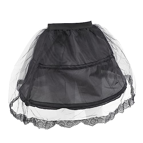 TOVINANNA Fishbone Futterrock Petticoat Nylon Schwarz von TOVINANNA
