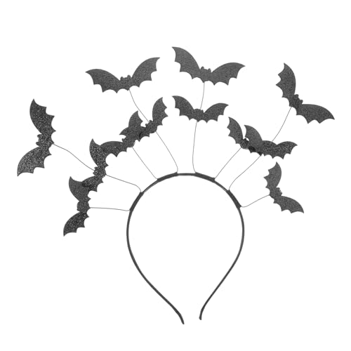 TOVINANNA Fledermaus Haarreif für Halloween Einzigartiges Stilvolles Kostümzubehör für Partys Maskeraden Themenveranstaltungen Für Erwachsene und Geeignet Modisches Accessoire mit Schickem von TOVINANNA
