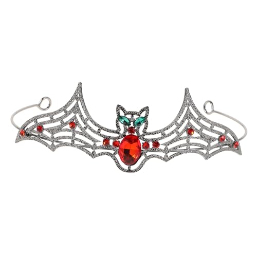 TOVINANNA Fledermaus Stirnband Stirnbänder Halloween Stirnband Fledermaus Tiara Fledermaus Kopfschmuck Zinklegierung von TOVINANNA