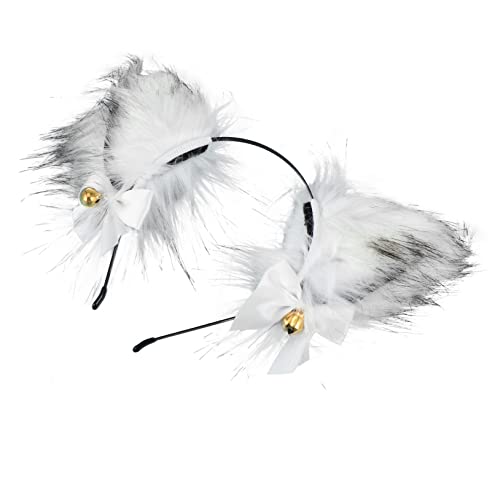 TOVINANNA Fuchsohren Haarband aus Plüsch Stylisches Stirnband für Partys Festivals und Halloween Bequemes Haaraccessoire mit Einzigartigem Design und Glocken für Cosplay und Feiern TOVINANNA Fuchsohren Haarband aus Plüsch Stylisches Stirnband für Partys Festivals und Halloween Bequemes Haaraccessoire mit Einzigartigem Design und Glocken für Cosplay und Feiern von TOVINANNA
