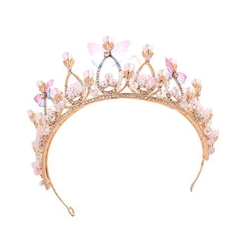 TOVINANNA Geburtstagskrone Tiara für Perlen Design Kopfschmuck für Partys Tanzveranstaltungen und Besondere Anlässe Komfortabel und Sicher zu Exquisites TOVINANNA Geburtstagskrone Tiara für Perlen Design Kopfschmuck für Partys Tanzveranstaltungen und Besondere Anlässe Komfortabel und Sicher zu Exquisites von TOVINANNA