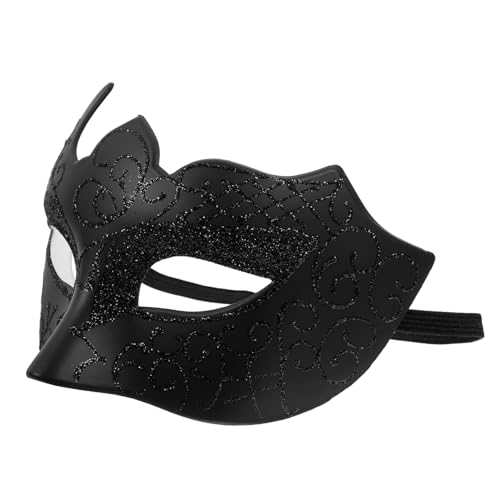 TOVINANNA Halbe Gesichtsmaske Cosplay-kostüm-stütze Maskerade-halbgesichtsbrille Maskerademaske Für Männer Und Frauen Mardi Gras Mask Maskerade Dekorationen Für Party Halbmaske Black Plastik TOVINANNA Halbe Gesichtsmaske Cosplay-kostüm-stütze Maskerade-halbgesichtsbrille Maskerademaske Für Männer Und Frauen Mardi Gras Mask Maskerade Dekorationen Für Party Halbmaske Black Plastik von TOVINANNA