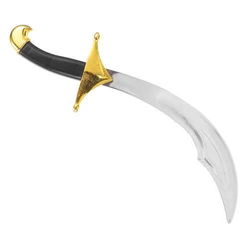 TOVINANNA Halloween Piratensäbel aus Kunststoff Leichtes Cosplay für Party Requisiten Robust und Wiederverwendbar Glatte Oberfläche Geeignet für Halloween Piratenpartys und Kostümzubehör TOVINANNA Halloween Piratensäbel aus Kunststoff Leichtes Cosplay für Party Requisiten Robust und Wiederverwendbar Glatte Oberfläche Geeignet für Halloween Piratenpartys und Kostümzubehör von TOVINANNA