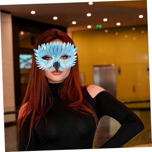 TOVINANNA Halloween Vogelmaske mit Eulen Schnabel Design Langlebige Tiermaske für Damen Ergonomische Halbschalen Maske Passend für Maskenbälle und Kostümpartys Leicht zu Reinigen Flexible TOVINANNA Halloween Vogelmaske mit Eulen Schnabel Design Langlebige Tiermaske für Damen Ergonomische Halbschalen Maske Passend für Maskenbälle und Kostümpartys Leicht zu Reinigen Flexible von TOVINANNA
