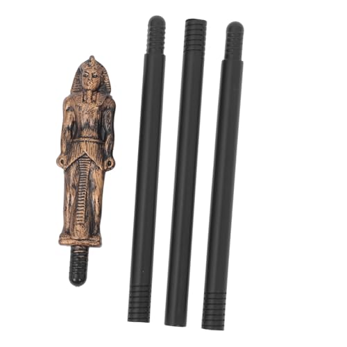 TOVINANNA Halloween Zauberstab aus Robustem Kunststoff Langer Magischer Stab für Hexen und Zauberer Accessoire für Kostüm und Themenpartys Sicher und Langlebig für Halloween Cosplay TOVINANNA Halloween Zauberstab aus Robustem Kunststoff Langer Magischer Stab für Hexen und Zauberer Accessoire für Kostüm und Themenpartys Sicher und Langlebig für Halloween Cosplay von TOVINANNA