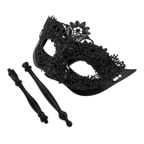 TOVINANNA Handgehaltene Spitzenmaske venezianische maske frauen Fledermausfrauenmaske Maskerademaske mit Griff Haltestab für Maskerademasken Fledermausmaske Frauen Stoff Schwarz TOVINANNA Handgehaltene Spitzenmaske venezianische maske frauen Fledermausfrauenmaske Maskerademaske mit Griff Haltestab für Maskerademasken Fledermausmaske Frauen Stoff Schwarz von TOVINANNA