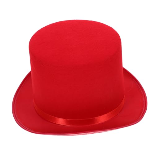 TOVINANNA Hut Rot Kostüm für Maskerade Partys Klassisches Party Accessoire für Erwachsene Retro Kostüm Hut Halloween Mottopartys TOVINANNA Hut Rot Kostüm für Maskerade Partys Klassisches Party Accessoire für Erwachsene Retro Kostüm Hut Halloween Mottopartys von TOVINANNA