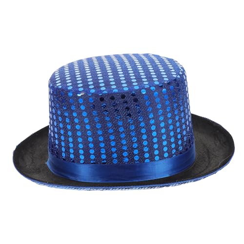 TOVINANNA Hut Top-hat-kostüm Zylinder- Kleiner Zylinder Hüte Anziehen Jazz-kappe Runde Top -hut Hut Anziehen Hüte Mit Breiter Krempe Für Damen Zauberhut Blau Polyester TOVINANNA Hut Top-hat-kostüm Zylinder- Kleiner Zylinder Hüte Anziehen Jazz-kappe Runde Top -hut Hut Anziehen Hüte Mit Breiter Krempe Für Damen Zauberhut Blau Polyester von TOVINANNA