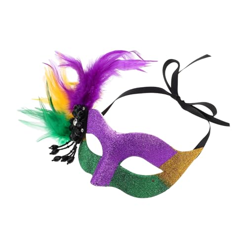 TOVINANNA Karnevalsfedermaske Karnevalsmaske für Männer Maskerademaske mit Stock Halloween-Masken für Frauen Maskenballkleider Karnevalskostüme für Frauen Tiermaske Fuchskostüm Plastik TOVINANNA Karnevalsfedermaske Karnevalsmaske für Männer Maskerademaske mit Stock Halloween-Masken für Frauen Maskenballkleider Karnevalskostüme für Frauen Tiermaske Fuchskostüm Plastik von TOVINANNA