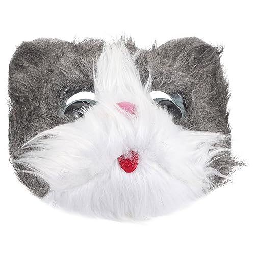 TOVINANNA Katzenmaske für Erwachsene für Halloween Partys Maskerade Events Cosplay Realistische mit Pelziger Textur Perfektes Accessoire für Besondere von TOVINANNA