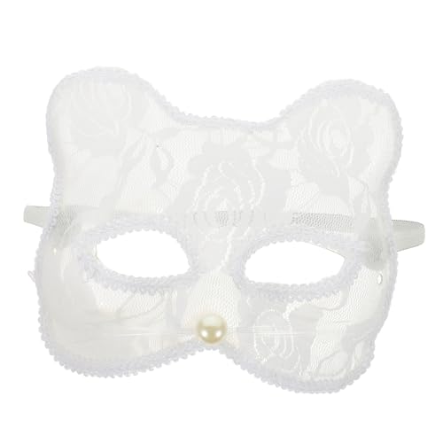 TOVINANNA Katzenmasken Spitze für Halloween Leichte und Bequeme Maske für Cosplay und Maskerade für Partys und Kostümveranstaltungen von TOVINANNA