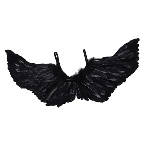 TOVINANNA Kinder Engel Feder Flügel Requisite Für Karnevalsparty Cosplay Wings Für Kinder Für Die Bühnenperformance Halloween Und Urlaubsdekorationen von TOVINANNA